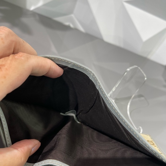 GUCCI Wallet GG Supreme 597609 Leather Grey Men's Women's - Picture 8 of 14